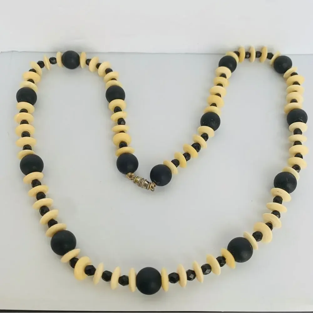 Vintage Bovine Bone Necklace